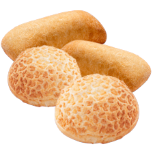 Tijgerbol of mini ciabatta